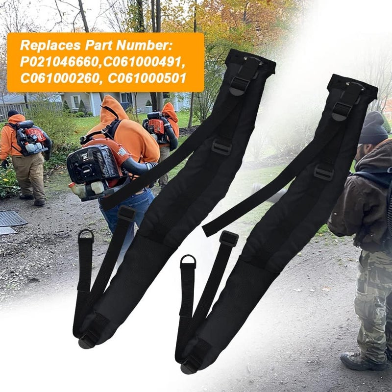 ZHIXING P021046661 P021046660 Back Pack Harness Kit Left Right, Compatible with Echo Backpack Leaf Blower Harness Strap Kit, with 2 Straps PB-760LNH PB-770H PB-770T Straps - Replaces P021046662 C644000060 - Image 5